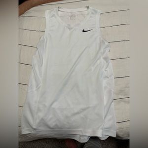 White Nike Tank